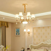 Multi-Arm Lampshade Vintage Chandelier - Clowas